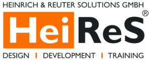 Heinrich und Reuter Solutions - kurz HeiReS Logo - Design, Developement, Training